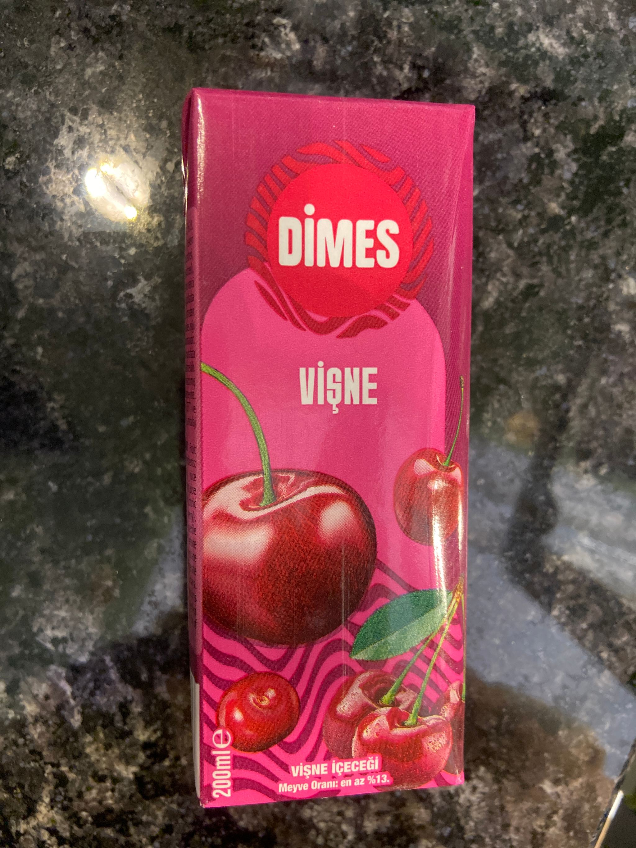 Dimes Vişne 200 Ml Karton